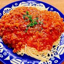 ミートソースパスタ